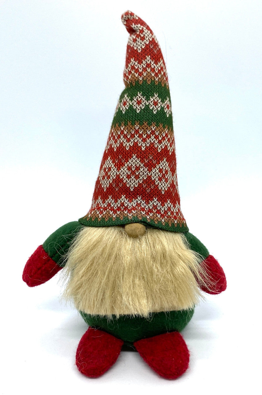 Green Argyle Hat Tomten