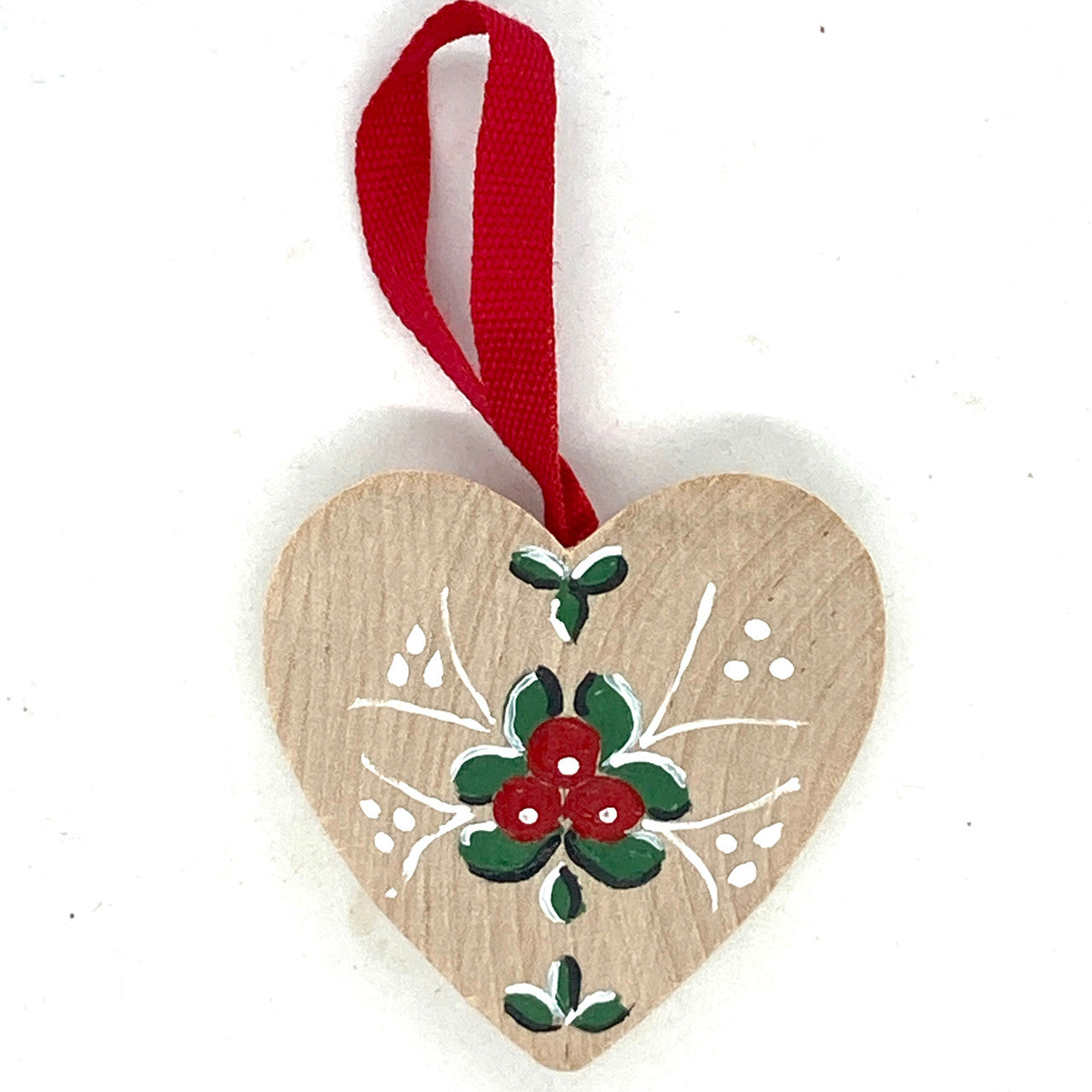 Lingonberry Natural Wood Ornament