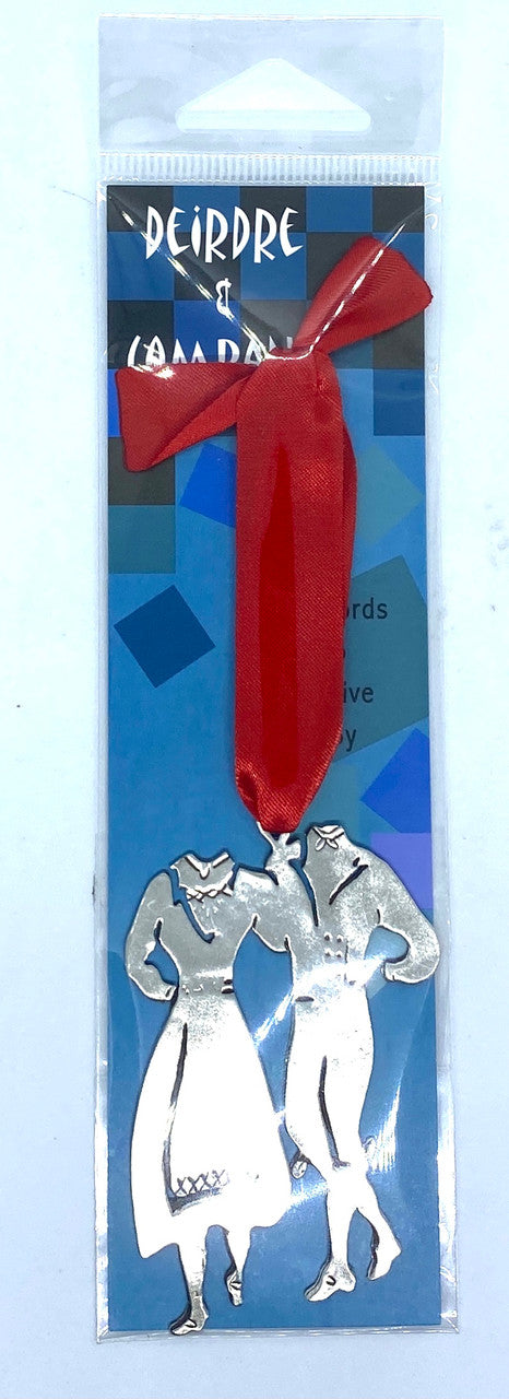Dancing Couple Metal Bookmark