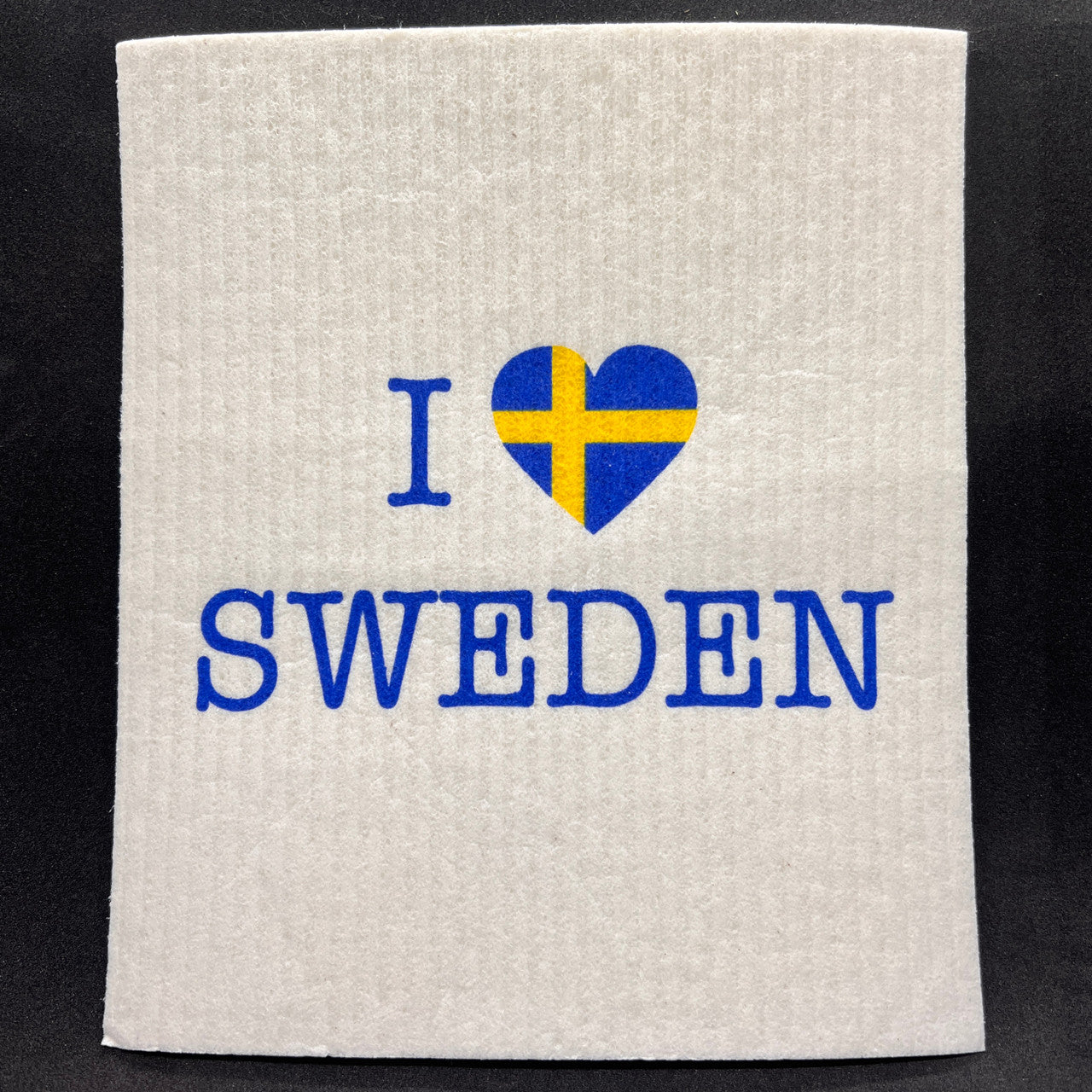 I Heart Sweden Swedish Dishcloth