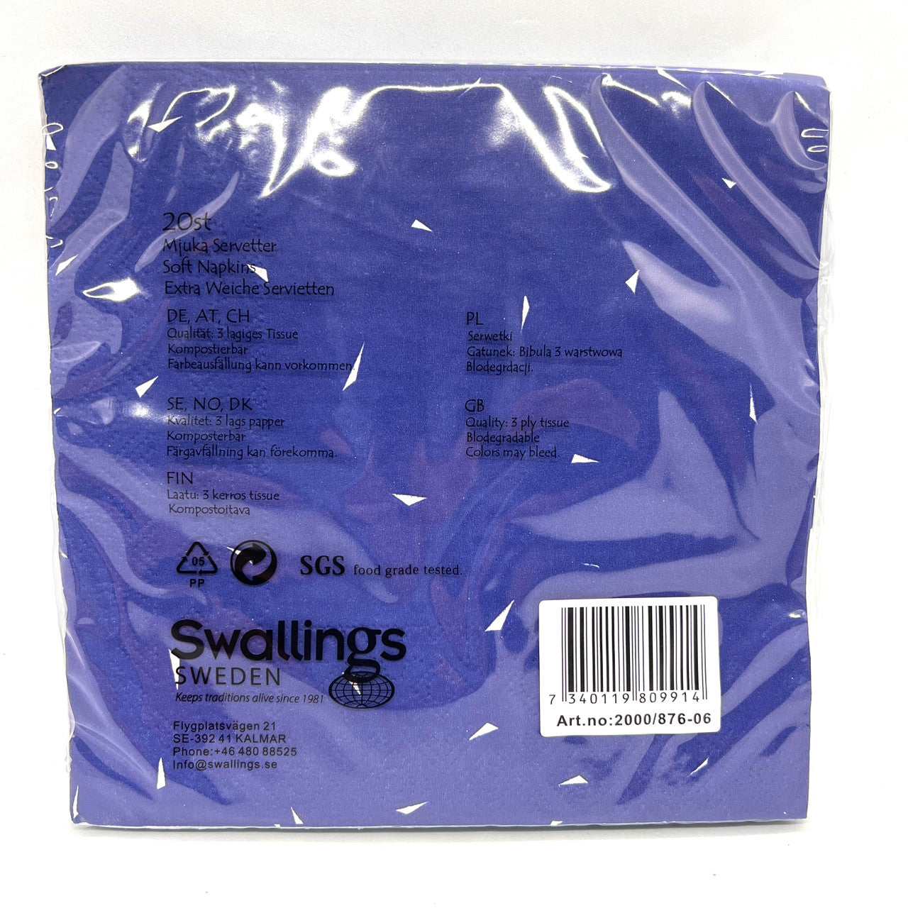 Kick Sled Girl Dinner Napkins