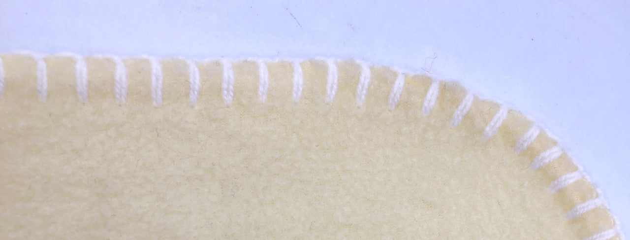 Yellow Swedish Dala Horse Baby Blanket