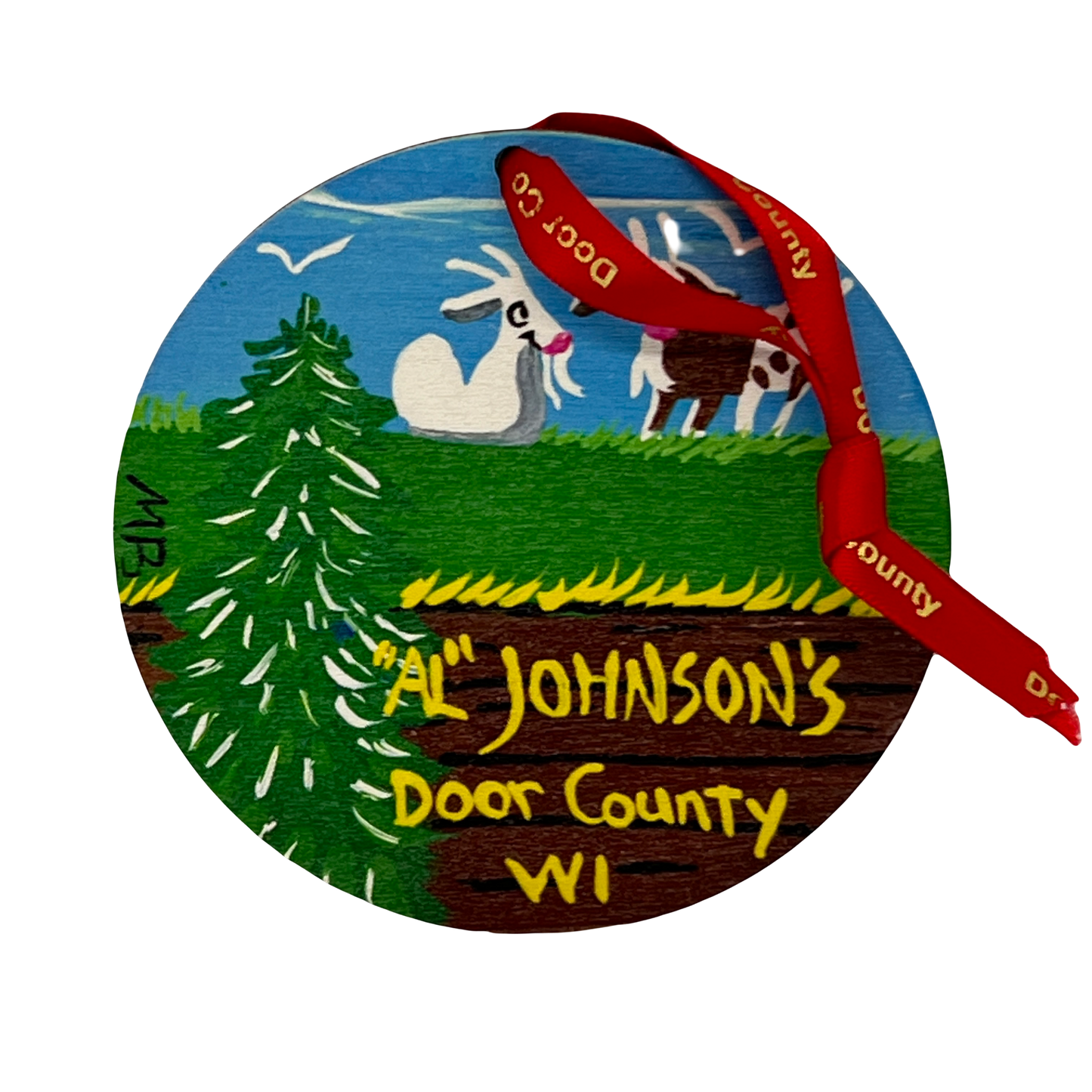 Al Johnson's Roof Goat Ornament