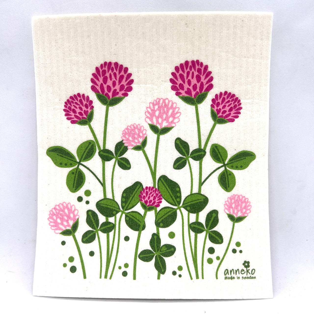 Summer Clover Swedish Dishcloth