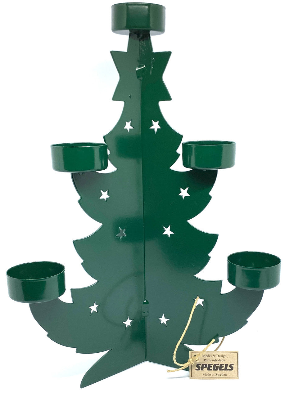 Xmas Tree Metal Votive