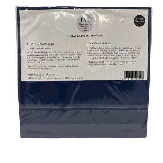 Nisse in Window Ornament