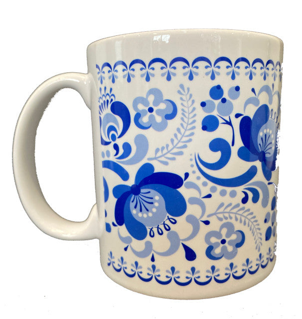 Flower Folk Art Coffee Mug