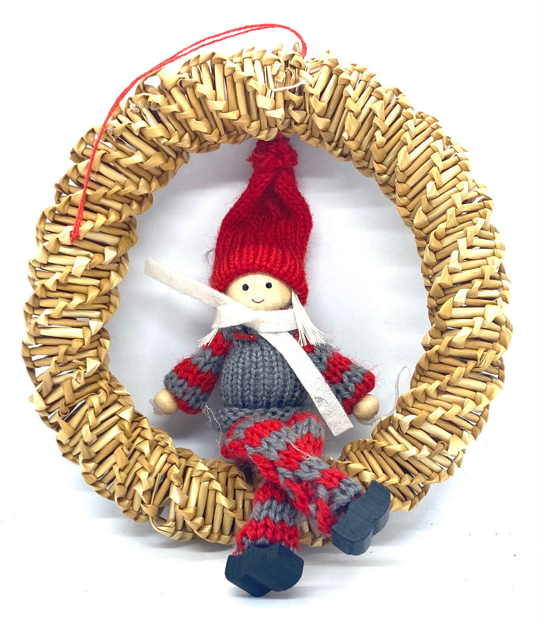 Swedish Straw Wreath Tomtar