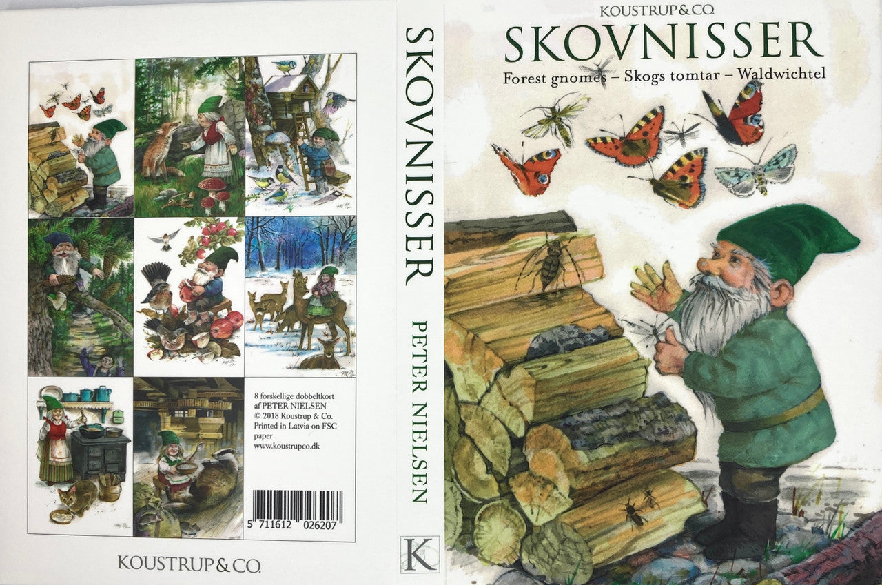 Skovnisser Forest Gnome Notecards