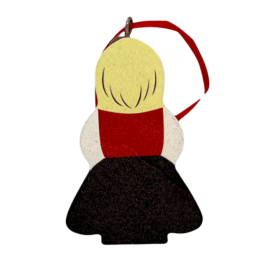 Norwegian Girl Wood Ornament