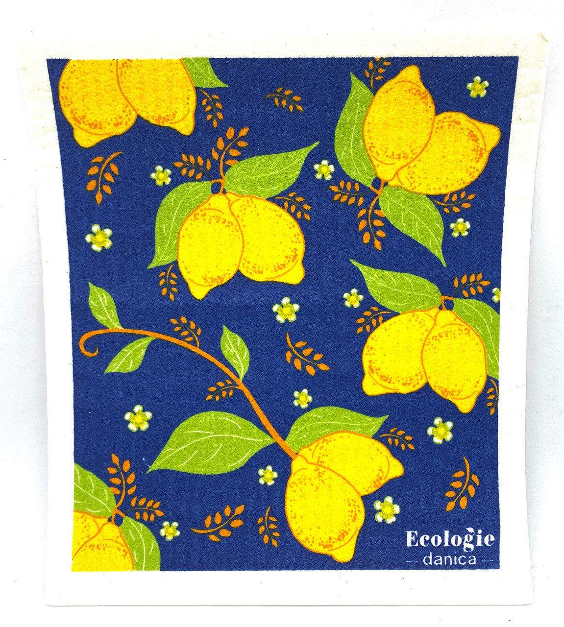 Provencal Lemons Swedish Dishcloth