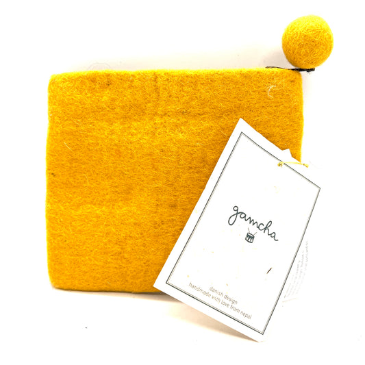 Bumblebee Felted Coin Purse