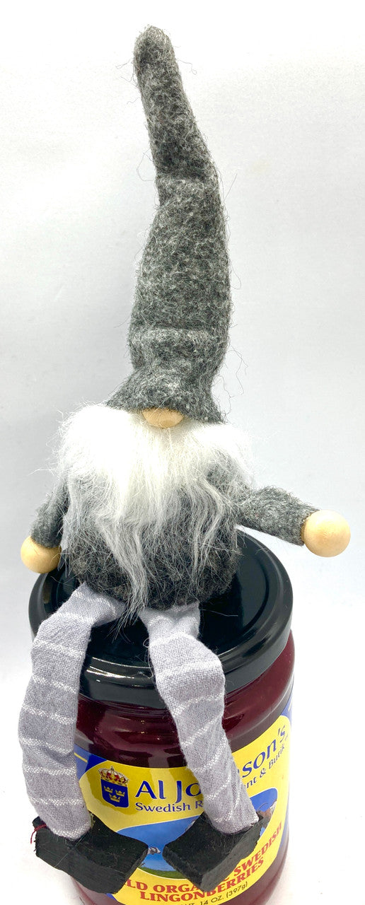 Small Sitting Tomte (Grey)
