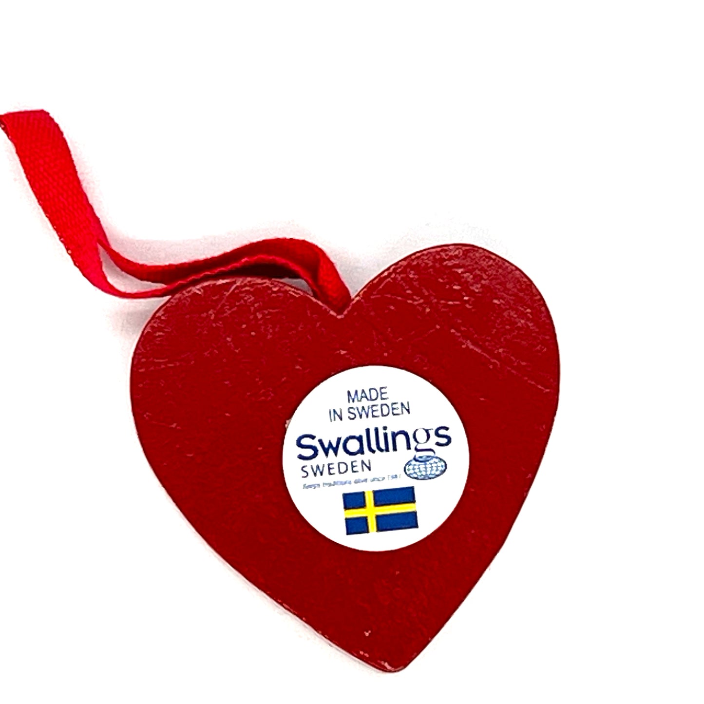 Blue Berry Heart Wood Ornament