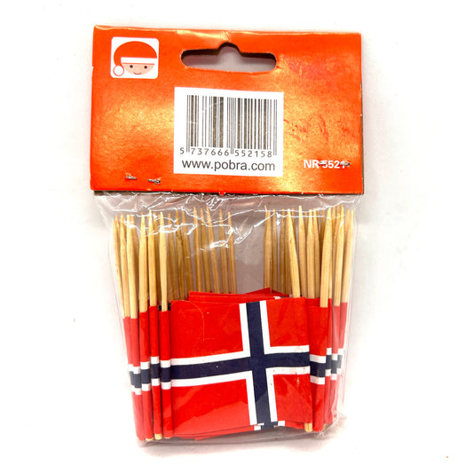 Norwegian Flag Toothpicks