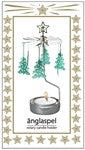 Änglaspel Christmas Tree rotary candle holder