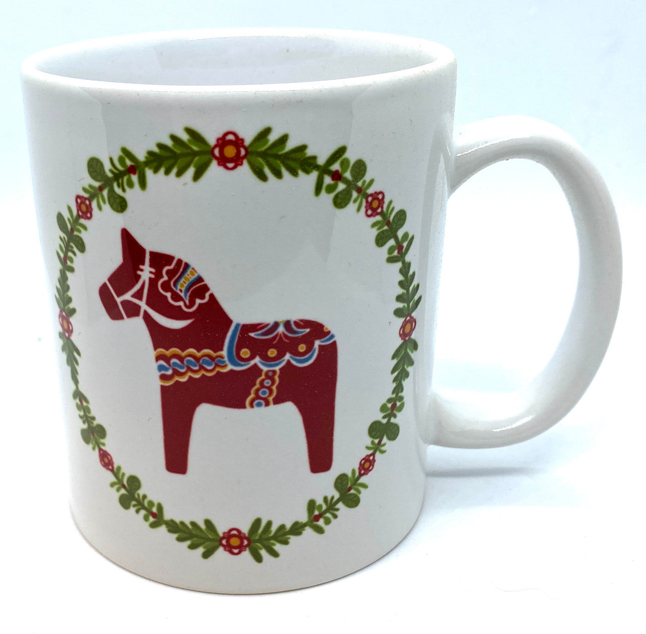 Dala Horse Wreath Coffee Mug