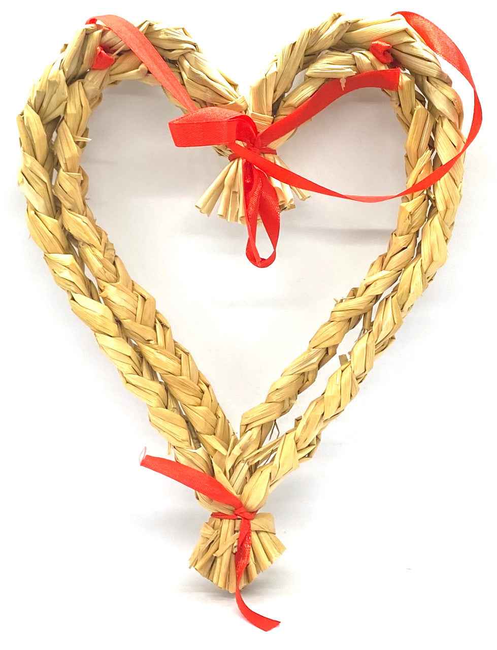Swedish Straw Heart Wreath