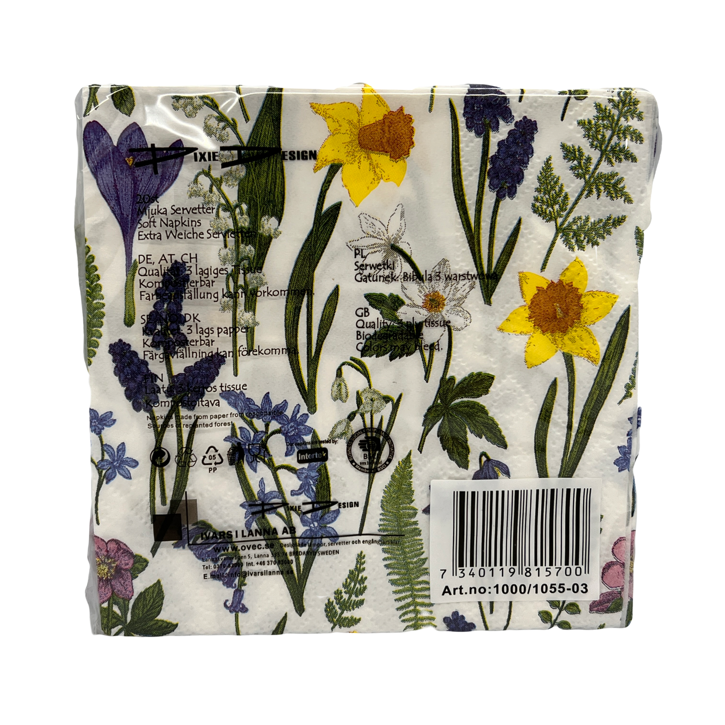 Province Flower Cocktail Napkins