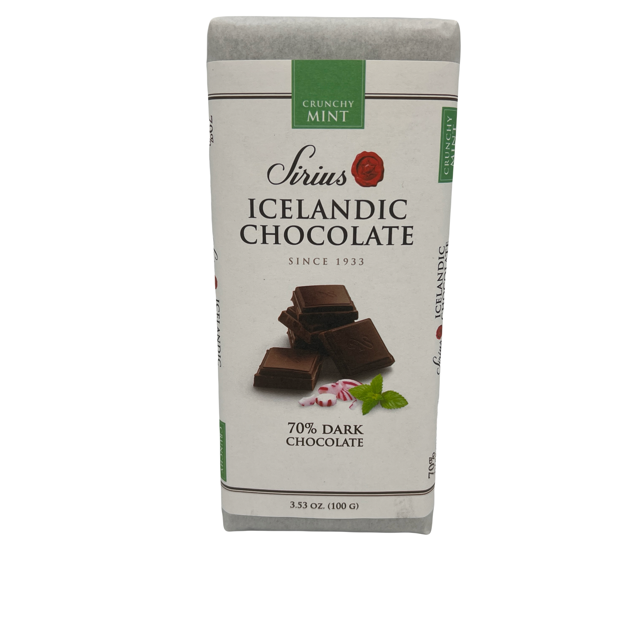Icelandic Chocolate Crunchy Mint – Al Johnsons Swedish Restaurant