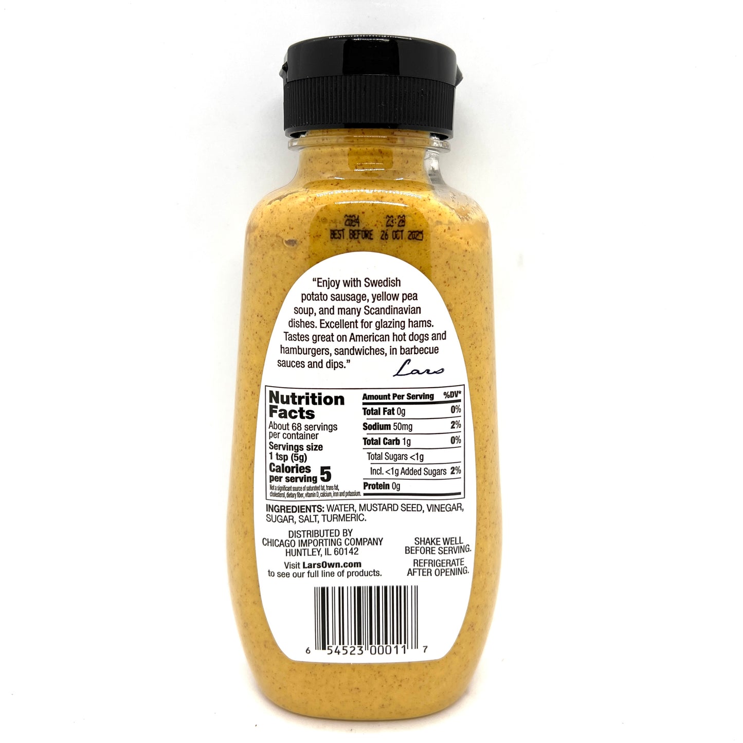 Lars Own Mild & Sweet Swedish Style Mustard