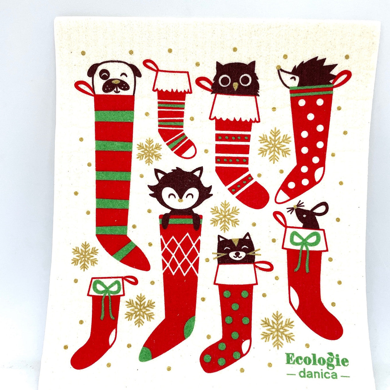 Stockings hung by the whatever the rest of the words are.