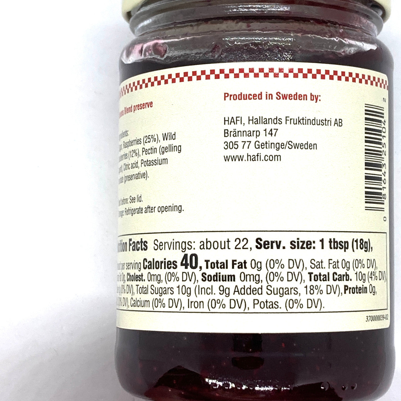 Halfi Swedish Queens Blend Preserves