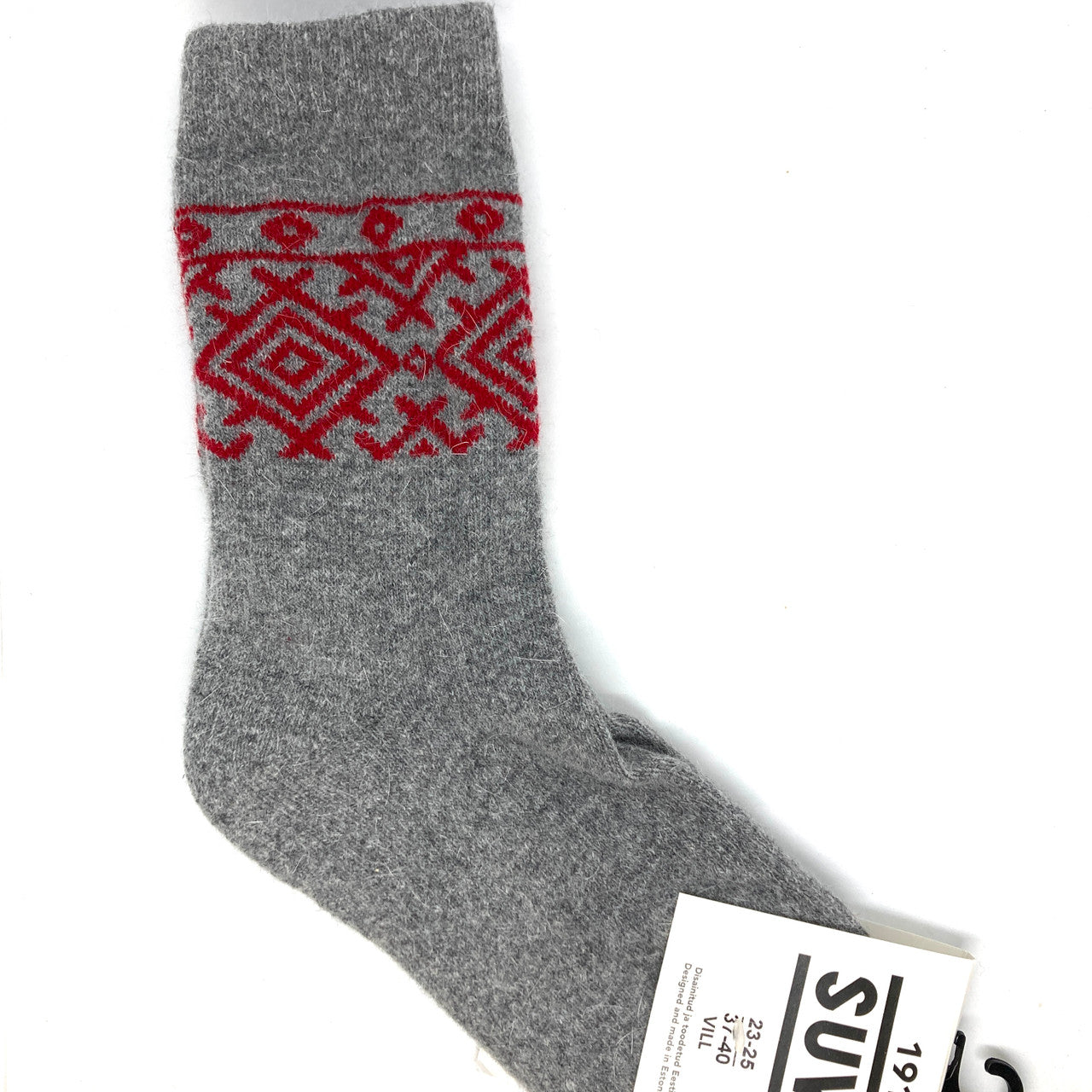 Suva Angora Wool Socks (Grey/Medium)