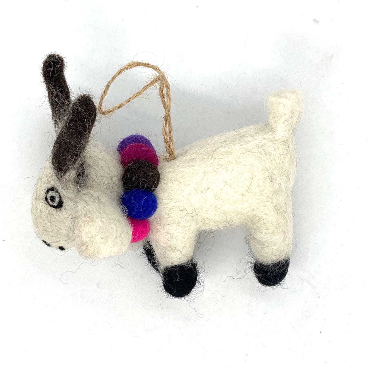 Wool Goat Ornament
