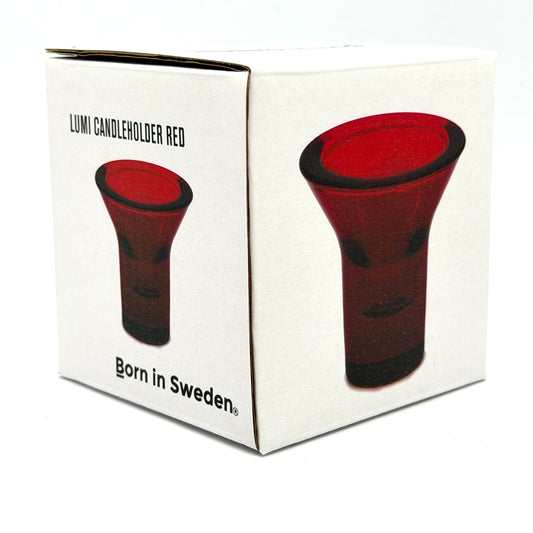 Red Lumi Votive Candleholder
