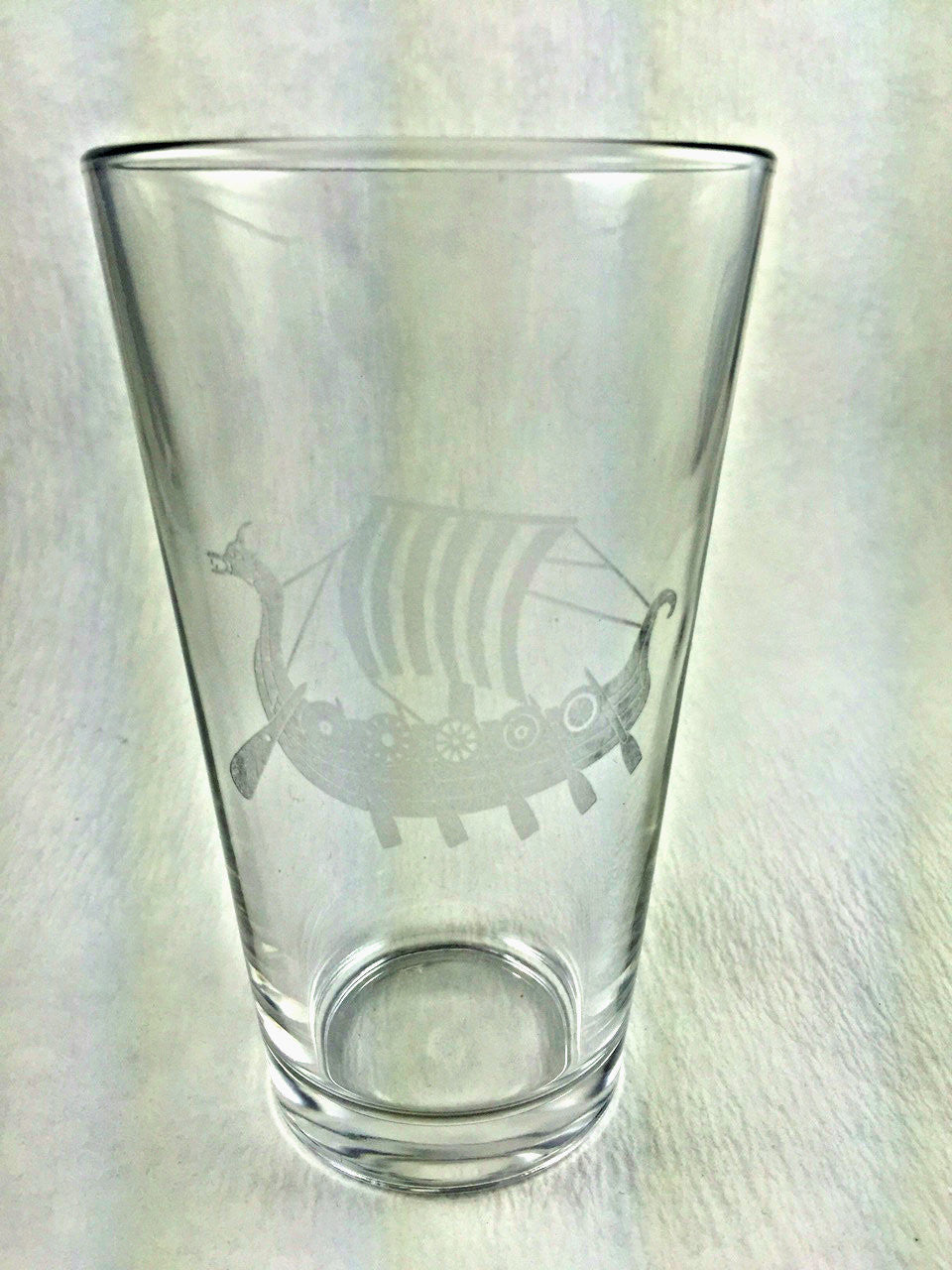 Viking Ship Pint Glass