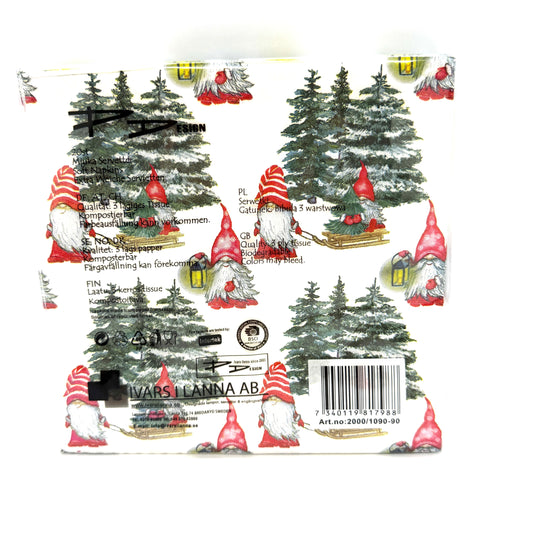 Tomte in Forest Dinner Napkins