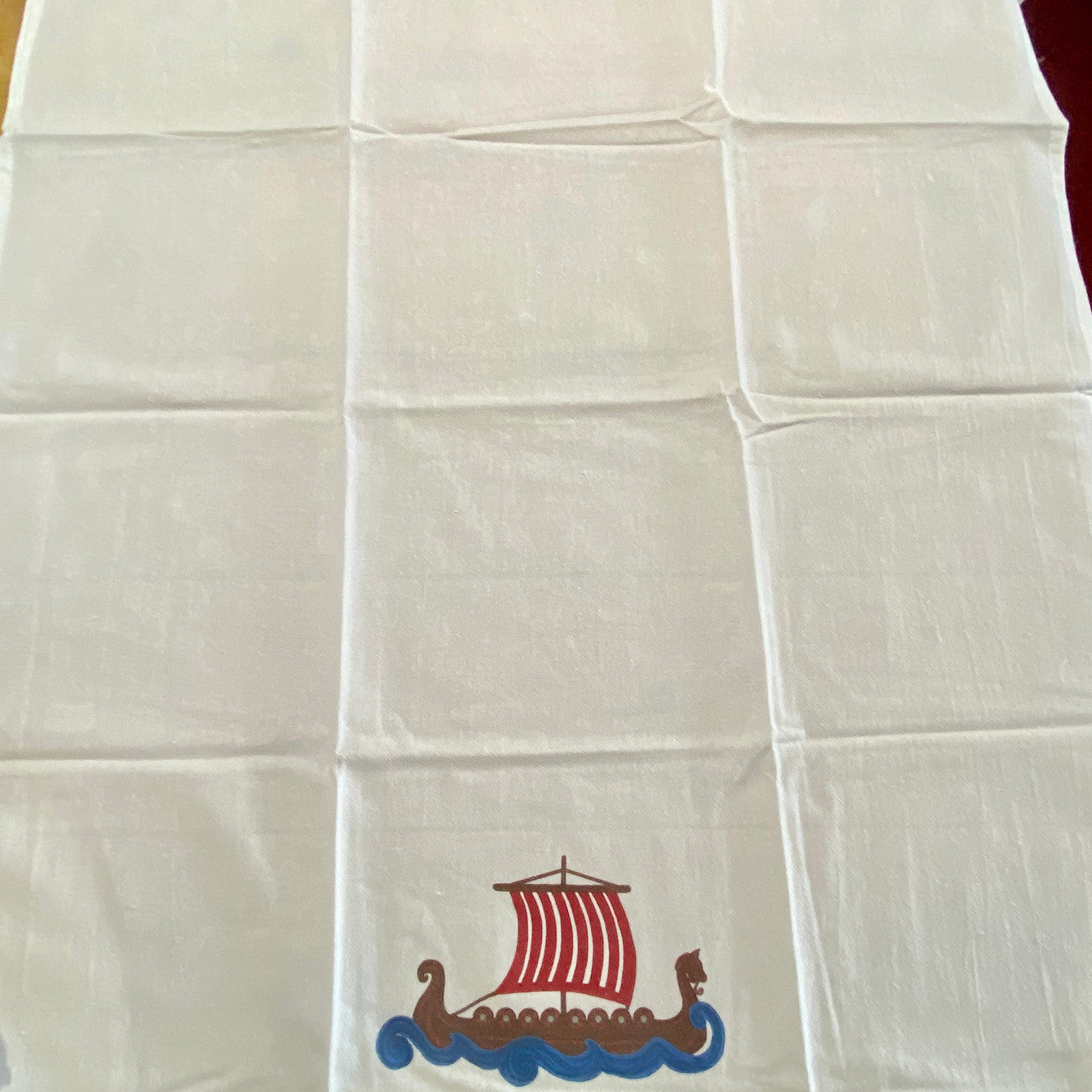 Viking Ship Tea Towel