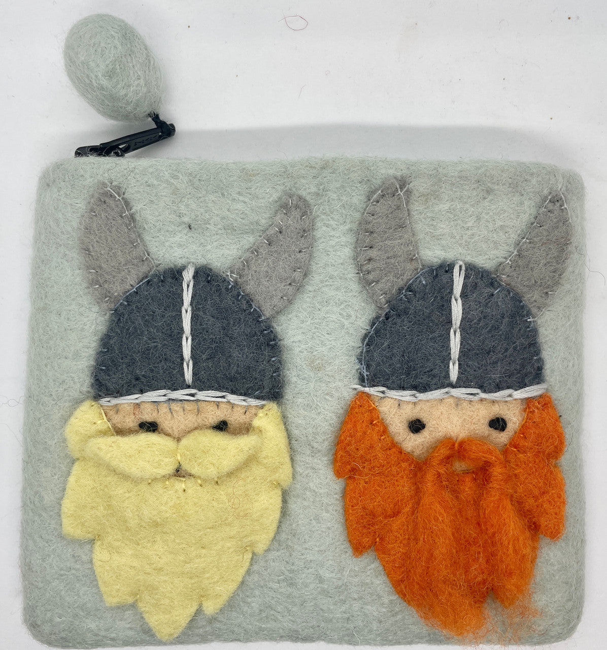 Vikings Felted Coin Purse