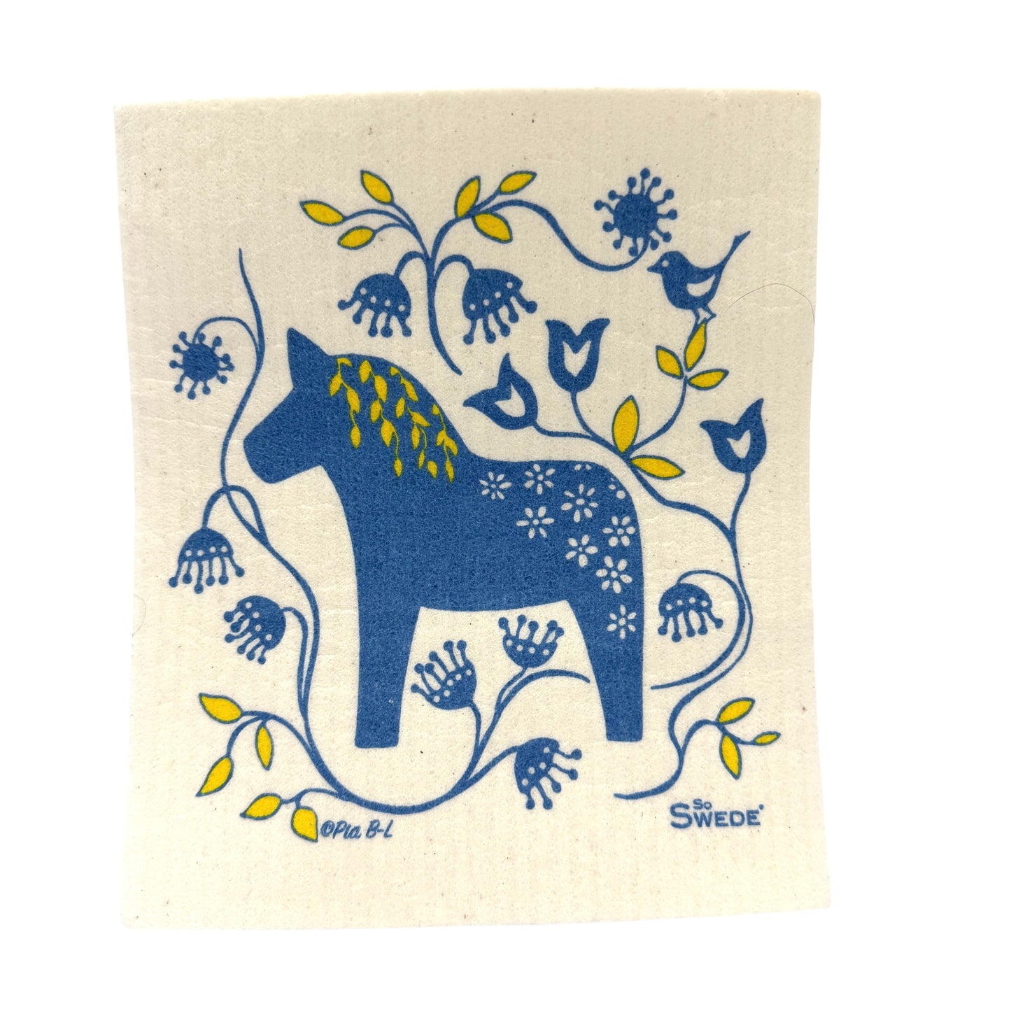 So Swede Dalahorse Swedish Dishcloth