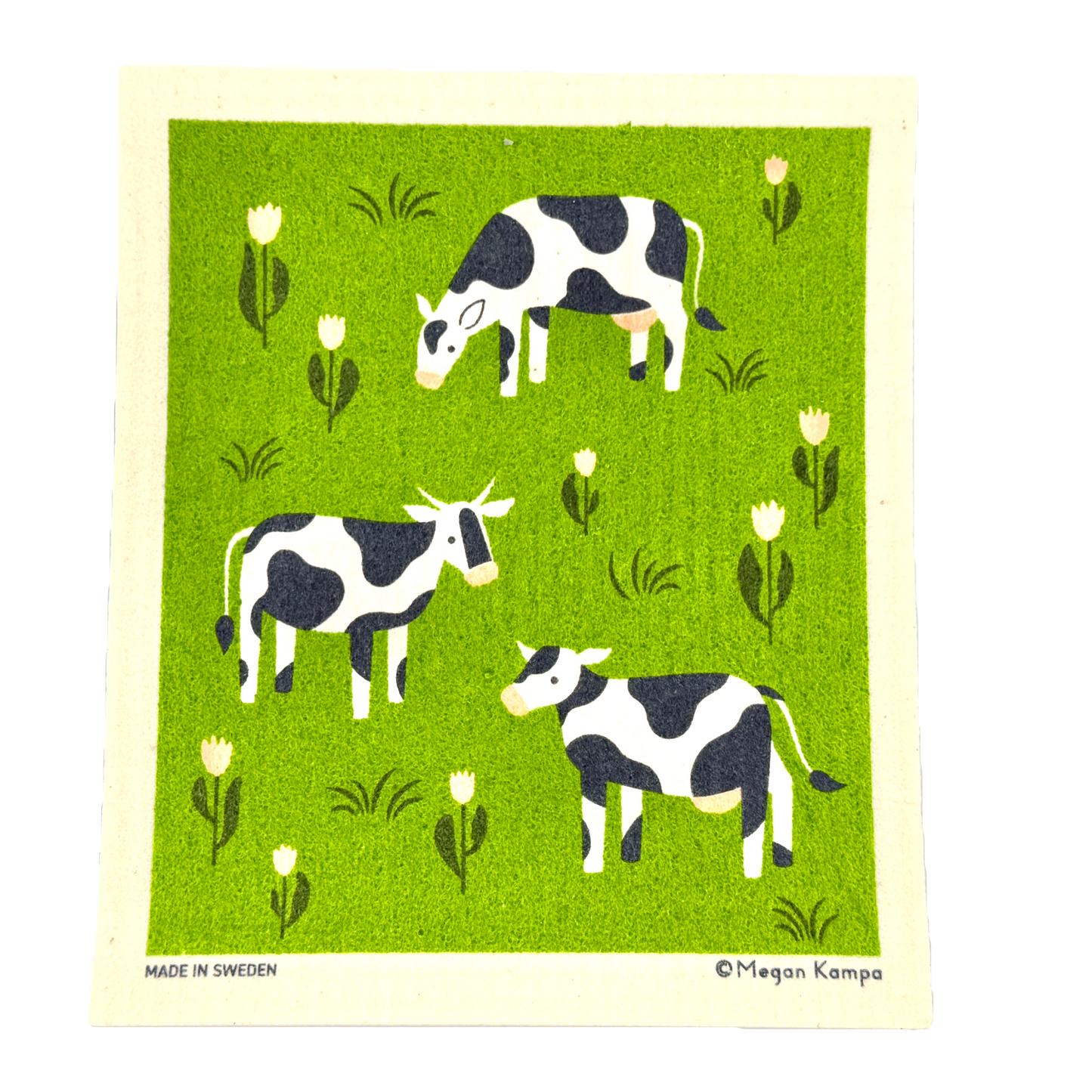 Cows Swedish Dishcloth