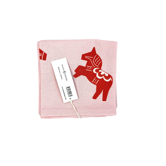 Dalahorse Pink Tea Towel