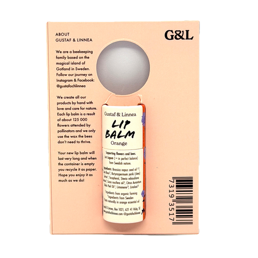 Gustaf & Linnea Orange Lip Balm
