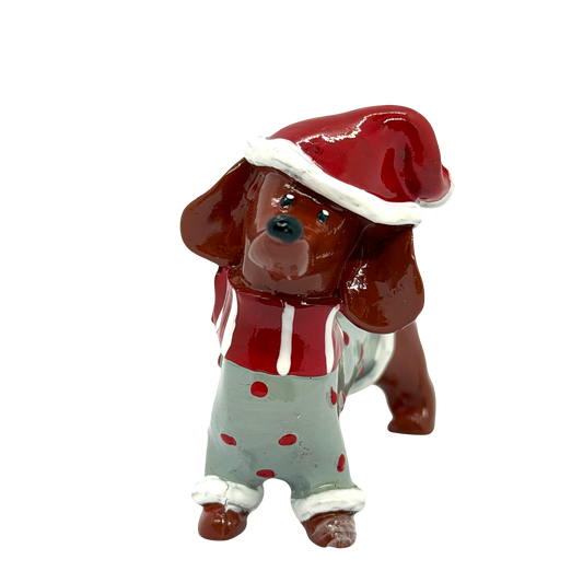 Dusty the Christmas Weiner Dog