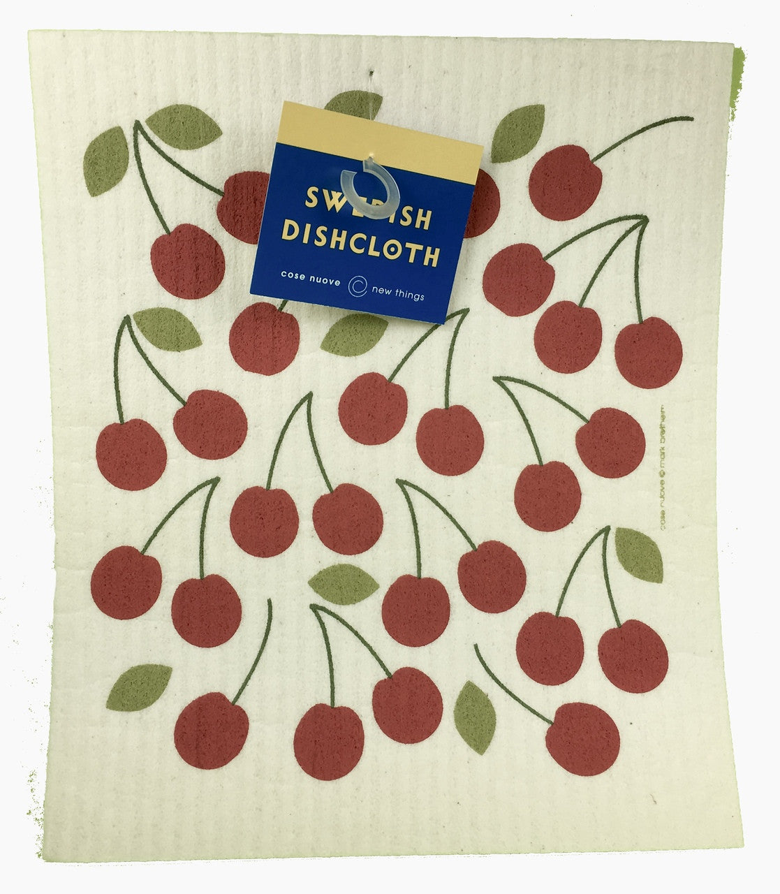 Door County Cherry Swedish Dishcloth
