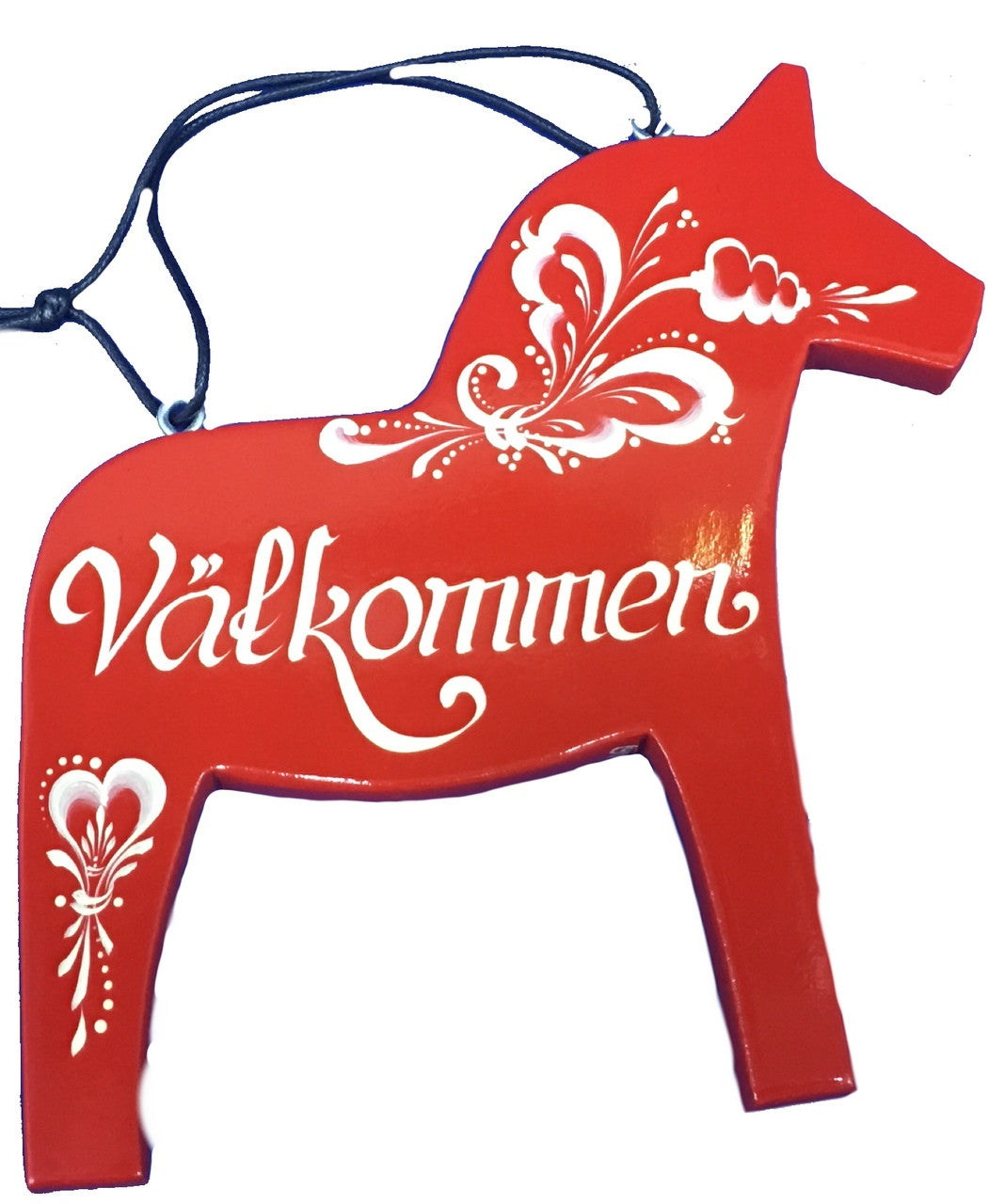 Grannas Dala Horse Vålkommen sign
