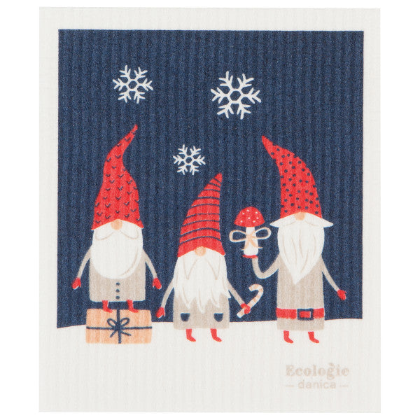Swedish Gnomes Christmas Swedish Dishcloth