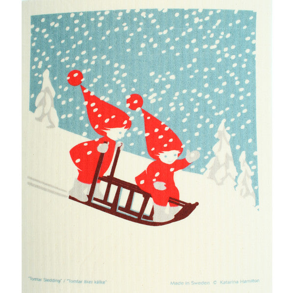 Sledding Tomten coming through, make way!