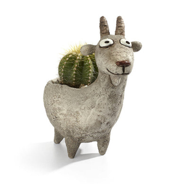 goat succulent planter Jasper, the Billy Goat Mini Planter
