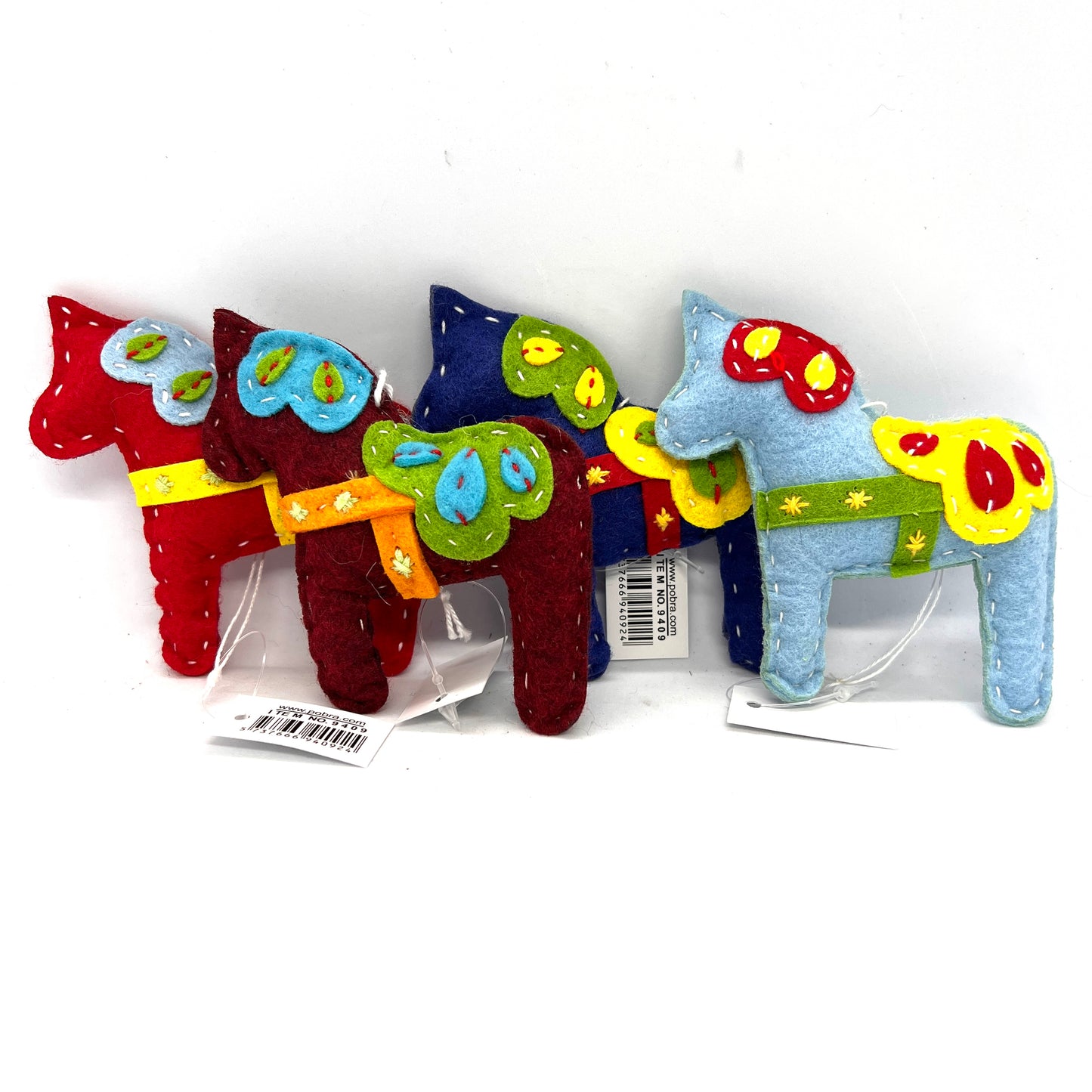Dala Horse Felt Ornament Pack