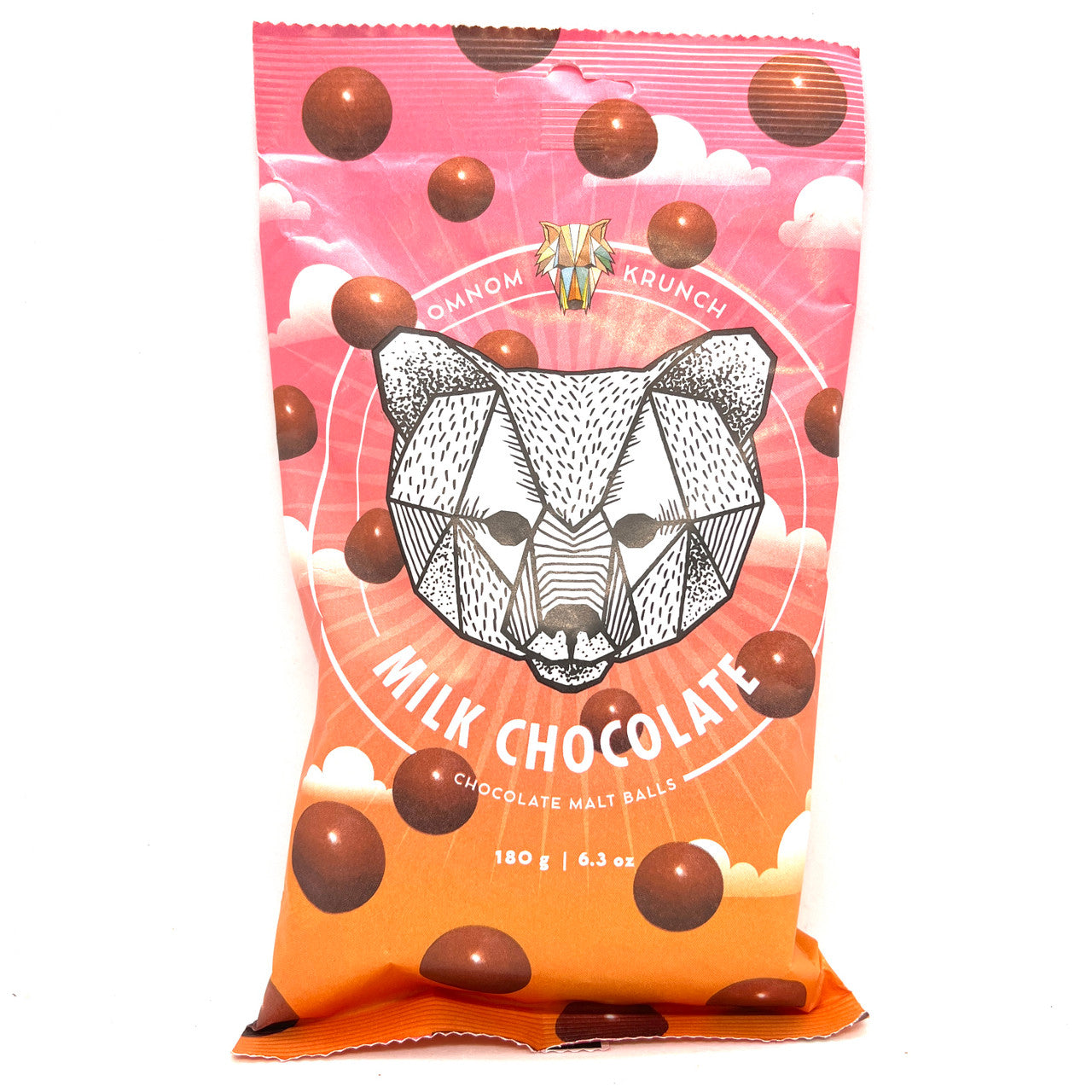 OmNom Krunch Milk Chocolate Malt Balls