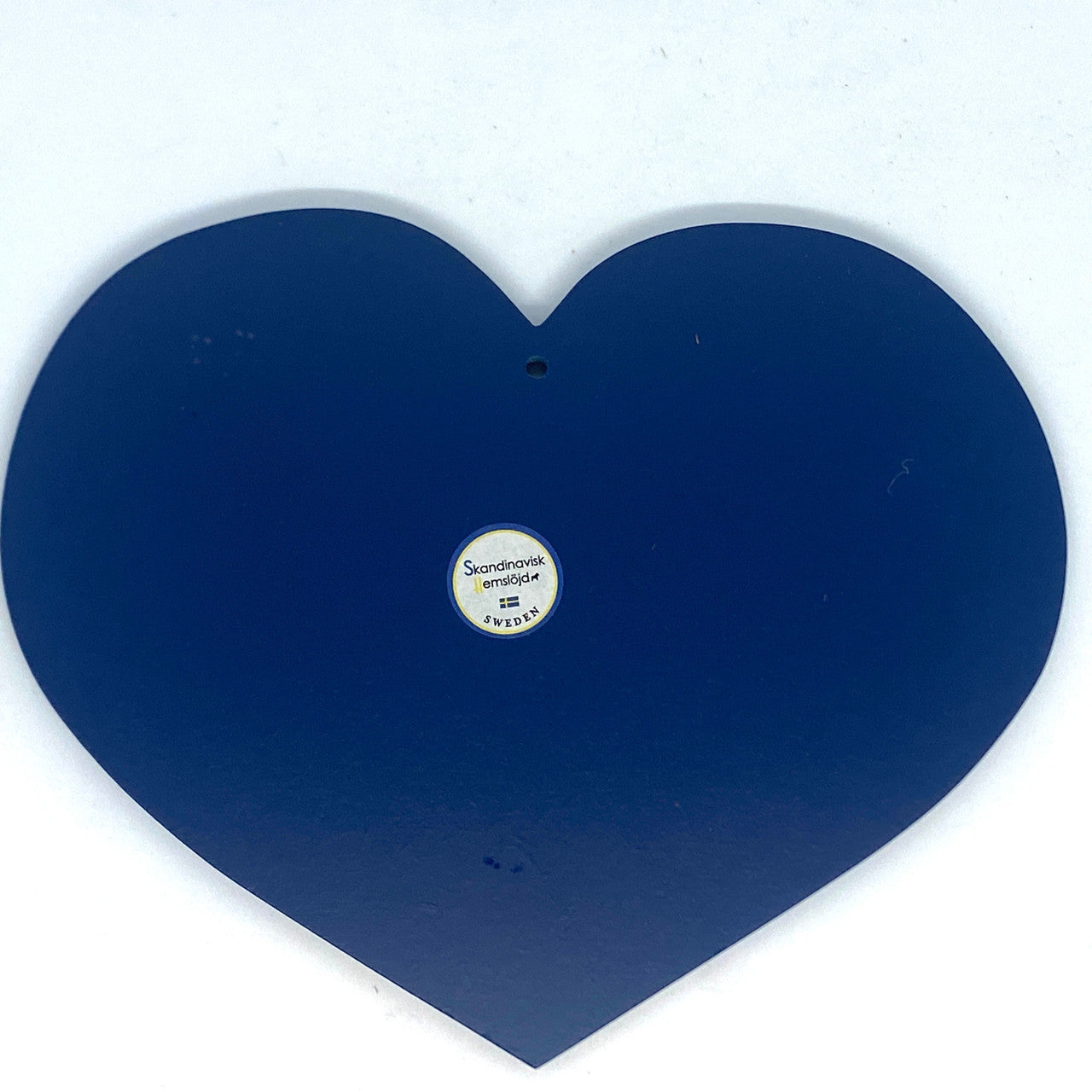 Blue God Jul Lingonberry Heart Sign