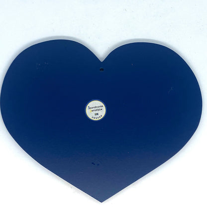 Blue God Jul Lingonberry Heart Sign