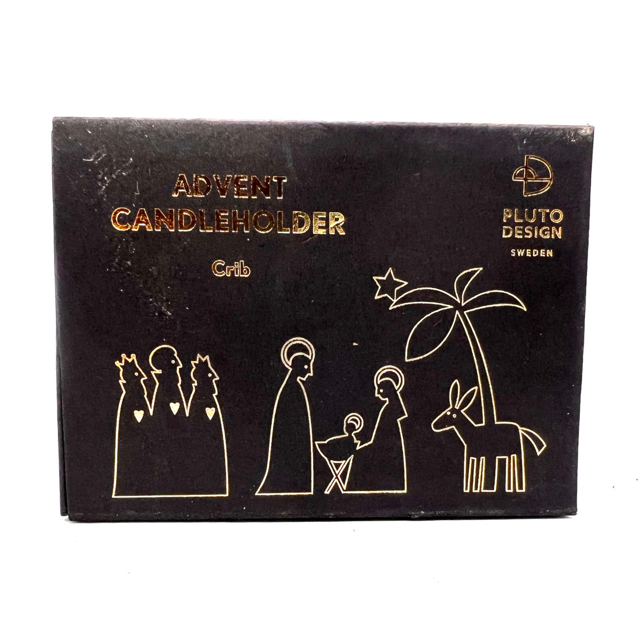 Small Nativity Candle Holders