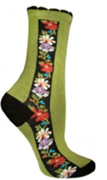 Ozone Nordic Stripe Socks (green)